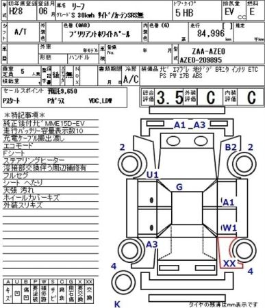 2016 Nissan Leaf Hatchback 30S AZE0 image
