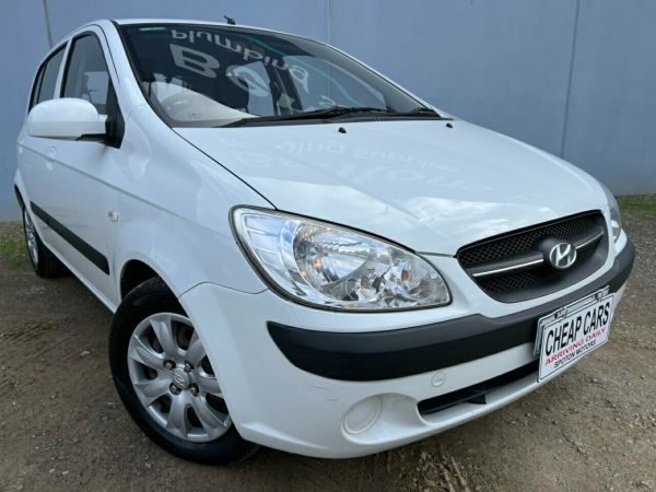 2009 Hyundai Getz TB MY09 S White 5 Speed Manual Hatchback image