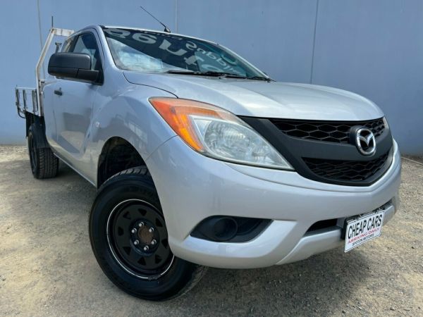 2012 Mazda BT-50 XT Hi-Rider (4x2) Silver 6 Speed Manual Freestyle Cab Chassis image