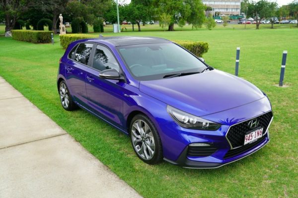 2022 Hyundai i30 PD.V4 MY23 N Line Premium Blue 7 Speed Auto Dual Clutch Hatchback image
