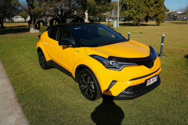 2019 Toyota C-HR NGX10R Koba (2WD) Two Tone Yellow Continuous Variable Hatchback image