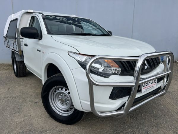 2018 Mitsubishi Triton MQ MY18 GLX (4x4) White 6 Speed Manual Cab Chassis image