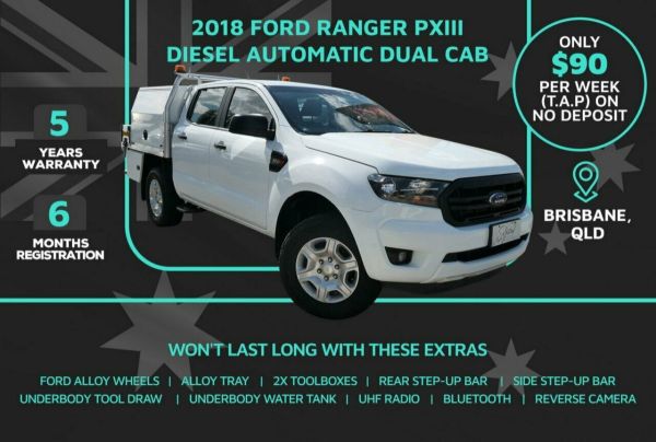 2018 Ford Ranger Cab Chassis XL Hi-Rider PX MkIII 2019.00MY image