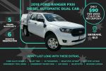 Image for 2018 Ford Ranger Cab Chassis XL Hi-Rider PX MkIII 2019.00MY