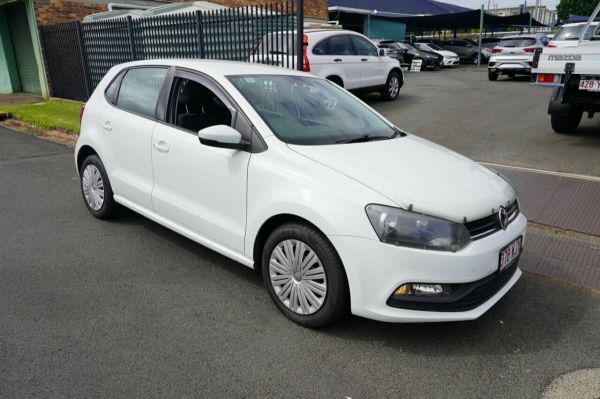 2015 Volkswagen Polo 6R MY16 66 TSI Trendline White 5 Speed Manual Hatchback image