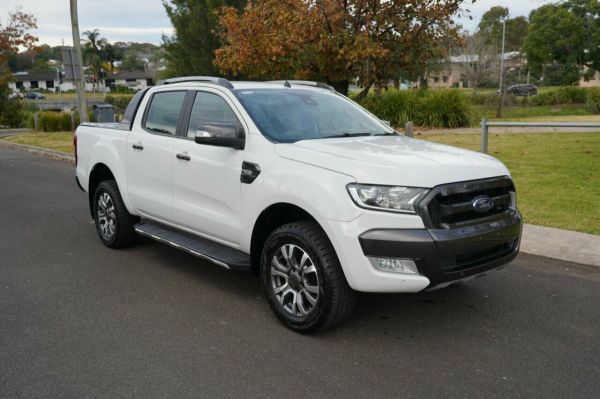 2015 Ford Ranger PX MkII Wildtrak 3.2 (4x4) White 6 Speed Automatic Dual Cab Pick-up image