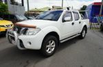 Image for 2012 Nissan Navara D40 ST (4x4) White 6 Speed Manual Dual Cab Pick-up