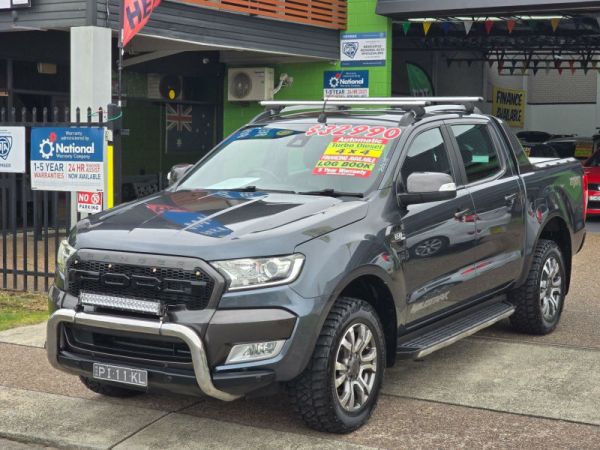 2015 Ford Ranger PX MkII Wildtrak 3.2 (4x4) Grey 6 Speed Automatic Dual Cab Pick-up image