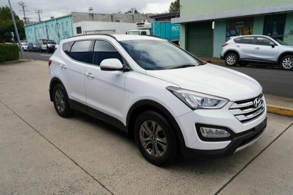 2015 Hyundai Santa Fe DM MY15 Active CRDi (4x4) White 6 Speed Automatic Wagon image