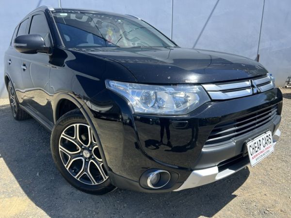 2014 Mitsubishi Outlander ZJ MY14.5 Aspire (4x4) Black 6 Speed Automatic Wagon image