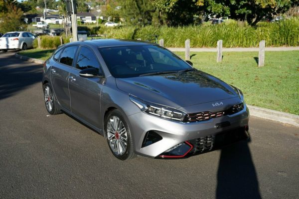 2021 Kia Cerato BD MY22 GT Grey 7 Speed Auto Dual Clutch Hatchback image