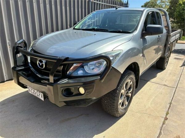 2017 Mazda BT-50 UR0YG1 XT Freestyle Grey 6 Speed Sports Automatic Cab Chassis image
