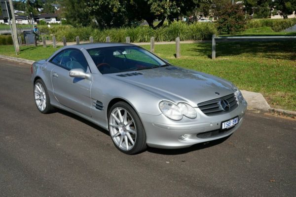 2003 Mercedes-Benz SL500 R230 Silver 5 Speed Automatic Touchshift Convertible image