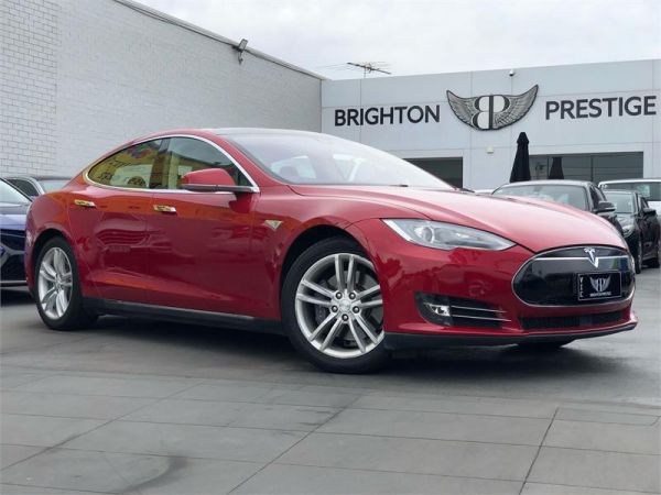2014 TESLA MODEL S 4D HATCHBACK 85 image