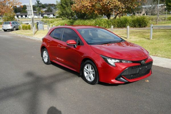 2019 Toyota Corolla Mzea12R Ascent Sport Maroon Continuous Variable Hatchback image