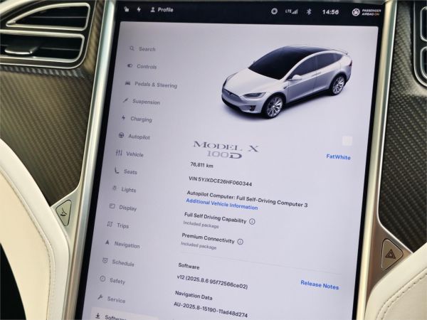 2017 TESLA MODEL X 4D WAGON MY17 100D (100XB) image