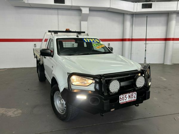 2021 Isuzu D-MAX RG MY21 SX 4x2 High Ride White 6 Speed Manual Cab Chassis image