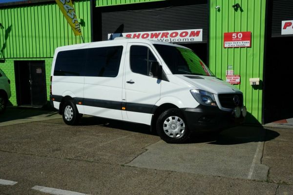 2015 Mercedes-Benz Sprinter NCV3 316CDI Low Roof MWB 7G-Tronic Transfer White 7 Speed image