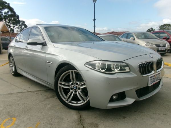 2016 BMW 5 Series F10 LCI 528i Steptronic M Sport Silver 8 Speed Sports Automatic Sedan image