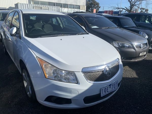 2012 Holden Cruze JH MY12 Equipe White 6 Speed Automatic Hatchback image