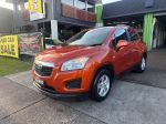 Image for 2016 Holden Trax TJ MY16 LS Orange 6 Speed Automatic Wagon