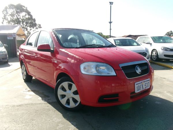 2009 Holden Barina TK MY09 Red 5 Speed Manual Sedan image
