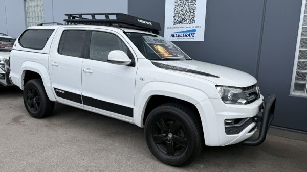2017 Volkswagen Amarok 2H MY18 V6 TDI 550 Sportline White Diamond 8 Speed Automatic Dual Cab Utility image