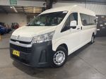 Image for 2020 Toyota HiAce GDH322R Slwb Commuter (12 Seats) White 6 Speed Auto Sequential Bus