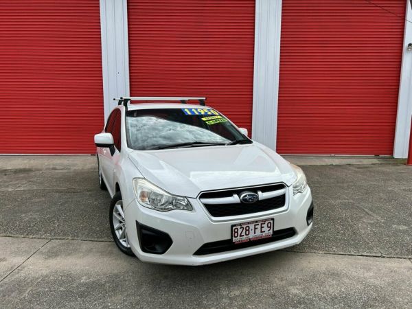2014 Subaru Impreza G4 MY14 2.0i AWD White 6 Speed Manual Hatchback image