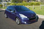 Image for 2013 Peugeot 208 GTi Purple 6 Speed Manual Hatchback