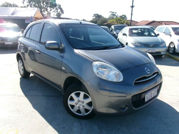 2012 Nissan Micra K13 MY13 ST Grey 5 Speed Manual Hatchback image