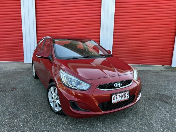 2018 Hyundai Accent RB6 MY19 Sport Red 6 Speed Sports Automatic Sedan image