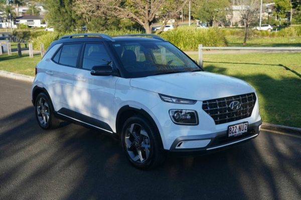 2021 Hyundai Venue QX.V3 MY21 Elite (Black Interior) White 6 Speed Automatic Wagon image