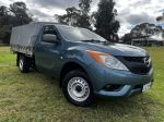 Image for 2013 Mazda BT-50 XT (4x2) Blue 6 Speed Manual Cab Chassis