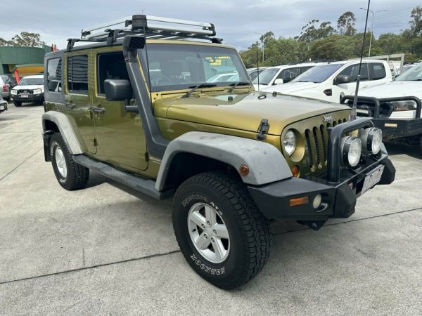 2007 Jeep Wrangler JK Unlimited Sport Green 5 Speed Automatic Softtop image