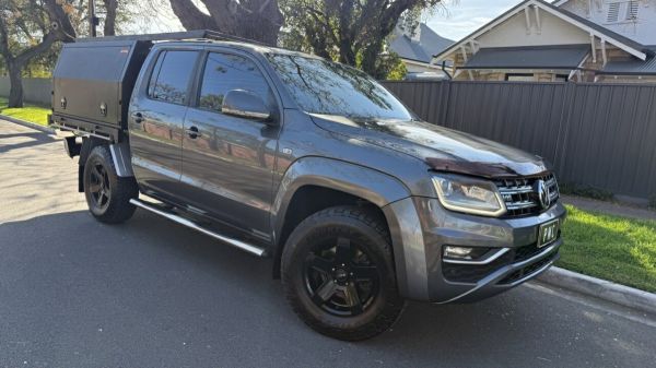 2016 Volkswagen Amarok 2H MY17 V6 TDI 550 Highline Grey Metallic 8 Speed Automatic Dual Cab Utility image