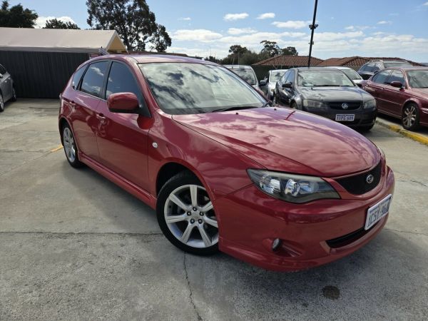 2007 Subaru Impreza G3 MY08 RS AWD Red 4 Speed Sports Automatic Hatchback image
