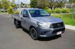 Image for 2023 Toyota Hilux TGN121R Workmate (4x2) Silver 5 Speed Manual Cab Chassis