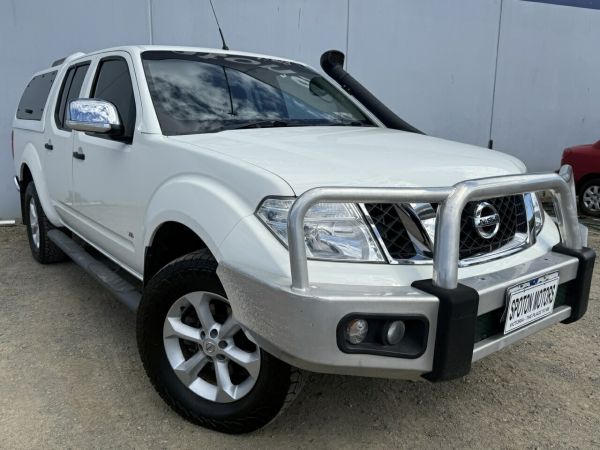 2012 Nissan Navara D40 MY12 ST-X 550 (4x4) White 7 Speed Automatic Dual Cab Utility image