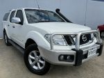 Image for 2012 Nissan Navara D40 MY12 ST-X 550 (4x4) White 7 Speed Automatic Dual Cab Utility