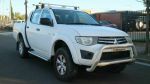 Image for 2010 Mitsubishi Triton MN MY10 GL-R White 5 Speed Manual Double Cab Utility