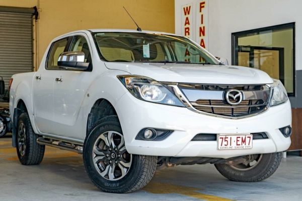 2017 Mazda BT-50 UR0YG1 XTR 4x2 Hi-Rider White 6 Speed Sports Automatic Utility image