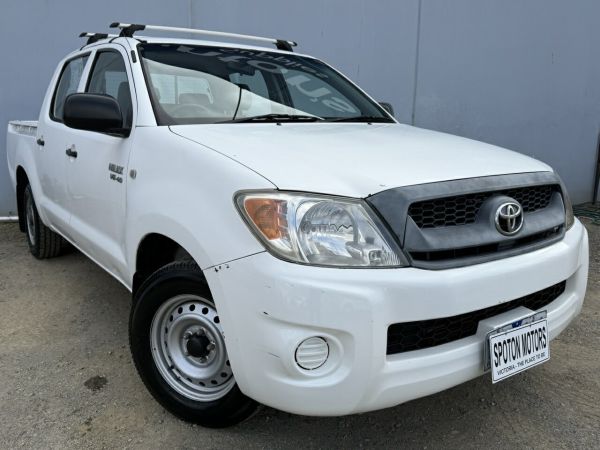 2008 Toyota Hilux GGN15R 08 Upgrade SR White 5 Speed Automatic Dual Cab Pick-up image