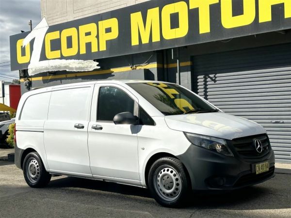 2017 Mercedes-Benz Vito 447 116 BlueTEC SWB White 7 Speed Automatic Van image