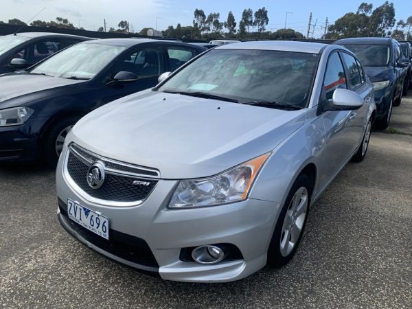 2013 Holden Cruze JH MY13 CD Equipe Silver 5 Speed Manual Hatchback image