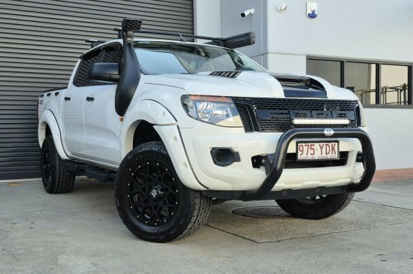 2014 Ford Ranger PX XL White 6 Speed Sports Automatic Dual Cab image