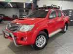 Image for 2013 Toyota Hilux KUN26R MY12 SR5 (4x4) Red 4 Speed Automatic Dual Cab Pick-up