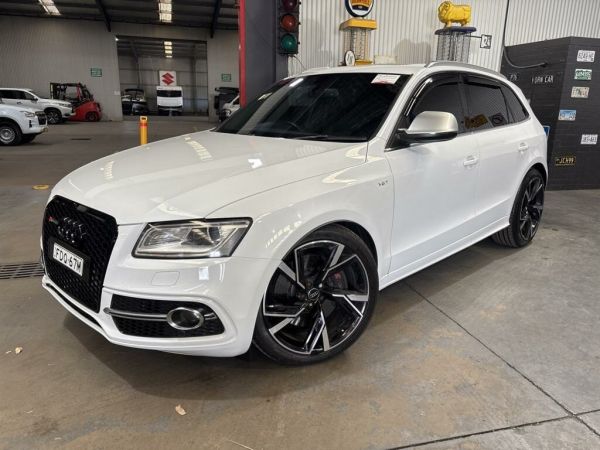 2014 Audi SQ5 8R MY14 3.0 TDI Quattro White 8 Speed Automatic Wagon image