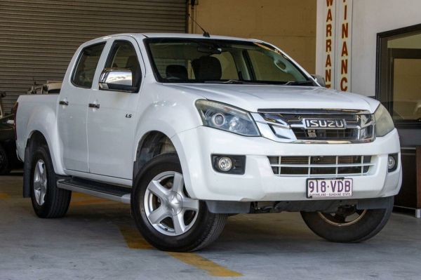 2014 Isuzu D-MAX MY14 SX Crew Cab 4x2 High Ride White 5 Speed Sports Automatic Utility image