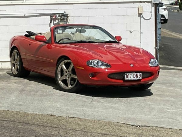 2000 Jaguar XKR With R Features Red 5 Speed Automatic Convertible image